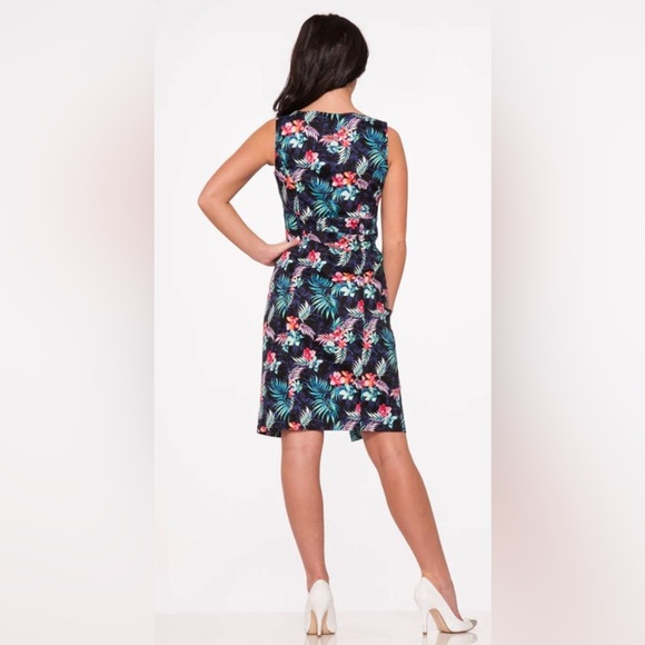 Hearts & Roses dress wiggle shift dress vintage inspired London UK - Picture 3 of 15